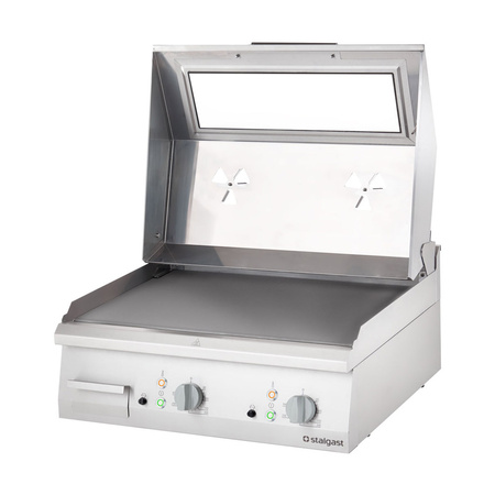 Płyta grillowa elektryczna, gładka, z pokrywą, 8.1 kW