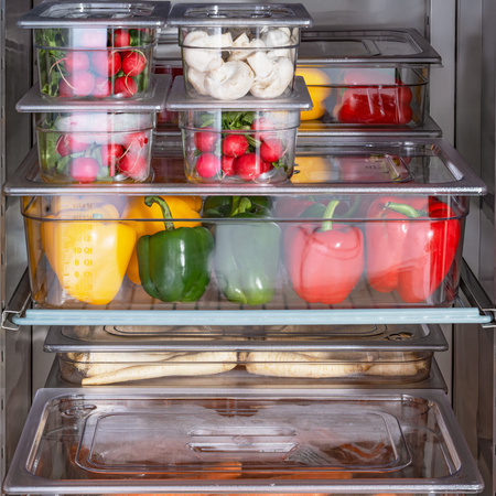 Szafa chłodnicza ze stali nierdzewnej na nóżkach, Frost, GN 2/1, V 460 l