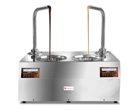 Dyspenser do czekolady | nastawny | dwa zbiorniki 5,5 kg | 1,9 kW | 230V | 740x460x820 mm | CHOCOHOTTWO