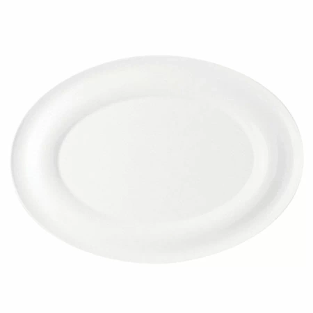 Talerz płaski owalny 22 x 15,5 cm LYRA - RAK PORCELAIN