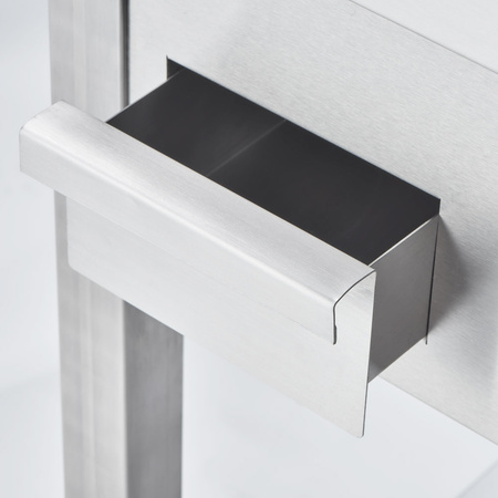 Płyta grillowa elektryczna, ryflowana, Gredil, 800x700x850 mm, P 8.1 kW, U 400 V