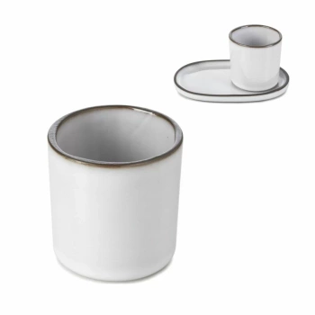 Filiżanka do espresso 80 ml biała chmura CARACTERE