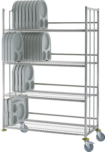 Wózek 4 półkowy na tace