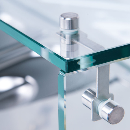 Witryna chłodnicza, nadstawna z szybą, 5 x GN 1/4