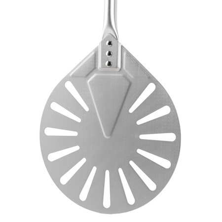 Łopata do pizzy, perforowana, operacyjna, Ø 228 mm, L 1200 mm