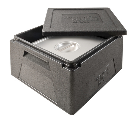 Pojemnik termoizolacyjny do pizzy, czarny, V 27 l