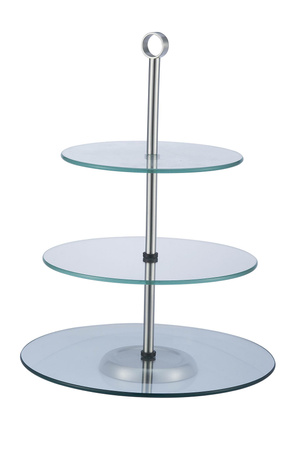 Patera 3 stopniowa szklana