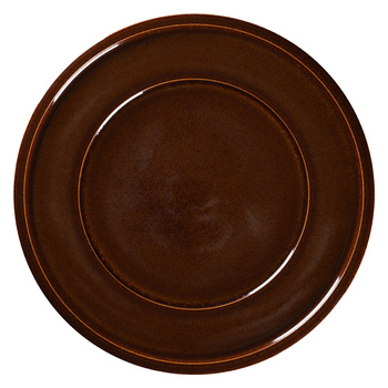 Talerz płaski 32 cm bursztynowy EASE Rakstone