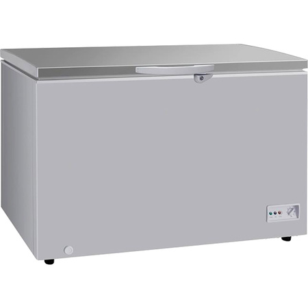 Zamrażarka skrzyniowa z pokrywą ze stali nierdzewnej, Gredil, V 282 l