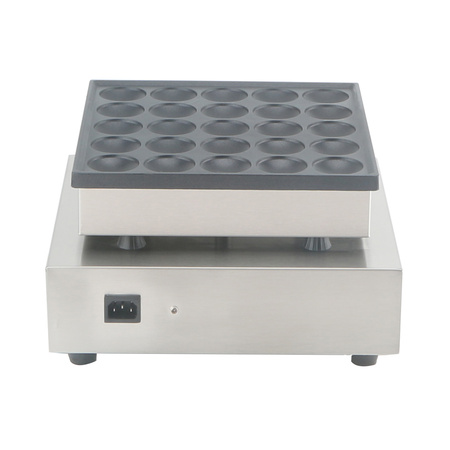 Gofrownica elektryczna do poffertjes mini naleśników holenderskich 25 sztuk