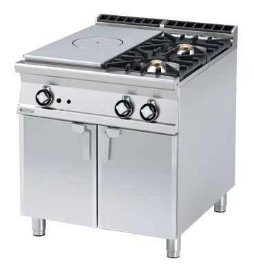 TP2-98 G Kuchnia żeliwna z szafką gazowa