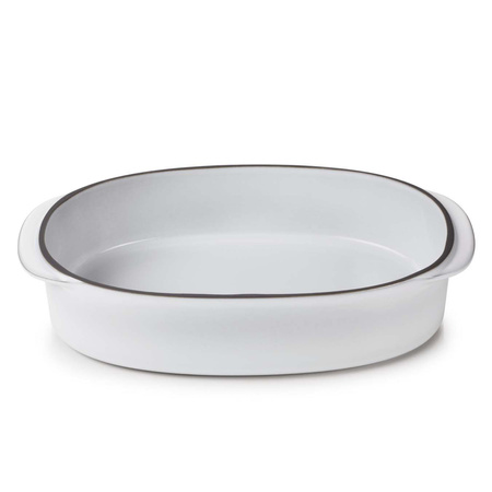 Naczynie / brytfanna 26x18,5 cm biała chmura CARACTERE