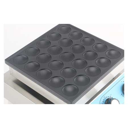 Gofrownica elektryczna do poffertjes mini naleśników holenderskich 25 sztuk