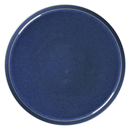 Talerz płaski 24 cm kobaltowy EASE Rakstone