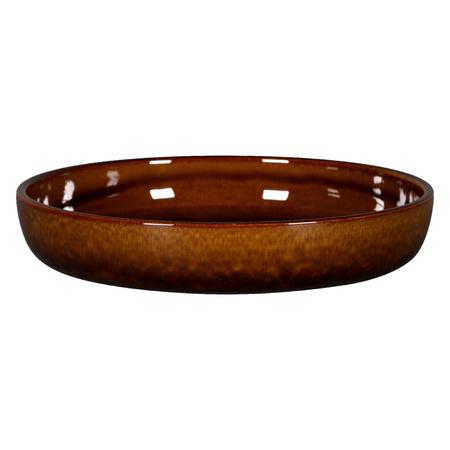 Talerz głęboki 24 cm bursztynowy EASE Rakstone 