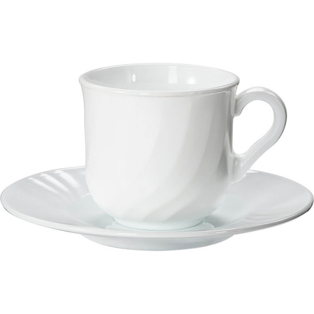 Filiżanka ze spodkiem, Ebro, kpl - 6szt, V 0.235 l