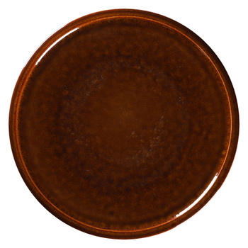 Talerz płaski 28 cm bursztynowy EASE Rakstone