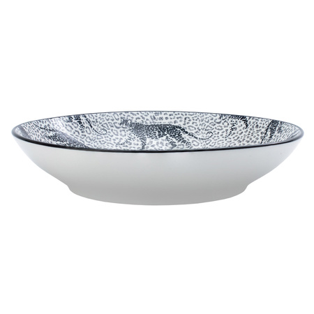 WILD Talerz głęboki 23 cm lampart