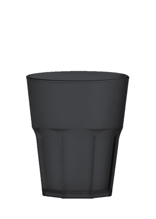 Szklanka niska 200ml Czarna