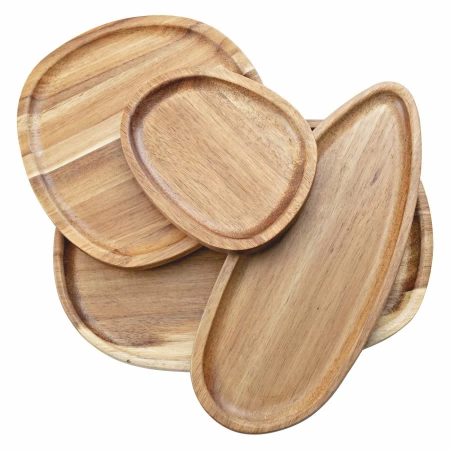 Talerz drewniany 12,5x30 cm