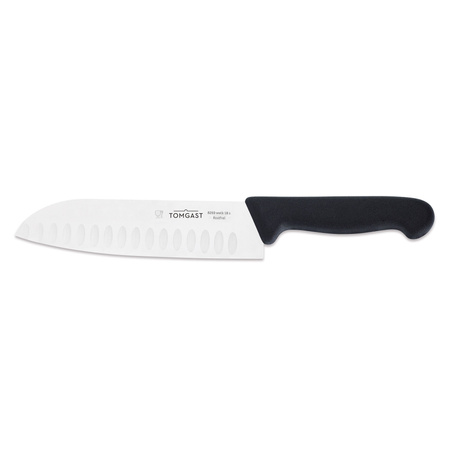 Nóż Santoku 18 cm, czarny