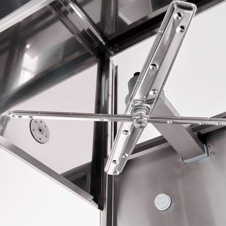 Zmywarko wyparzarka, kapturowa, Digital, dozownik płynu myjącego, pompa zrzutowa, pompa wspomagająca płukanie, P 10.8 kW, U 400 V