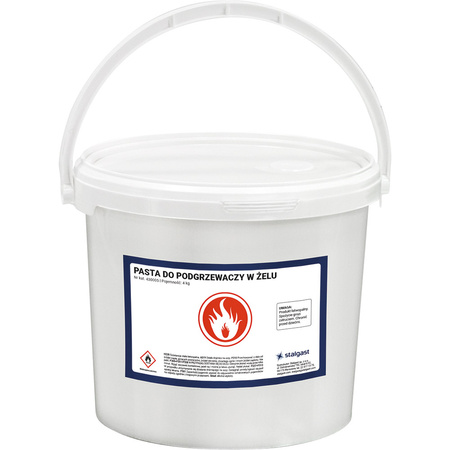 Pasta do podgrzewaczy 4 kg (w żelu)