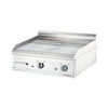 Płyta grillowa elektryczna, chromowana, ryflowana, P 8.1 kW, U 400 V