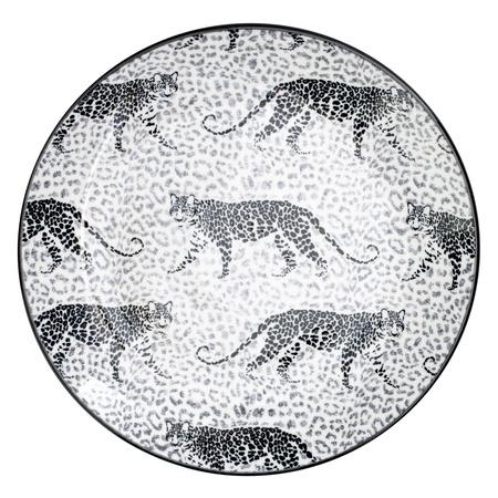 WILD Talerz płaski 19 cm lampart