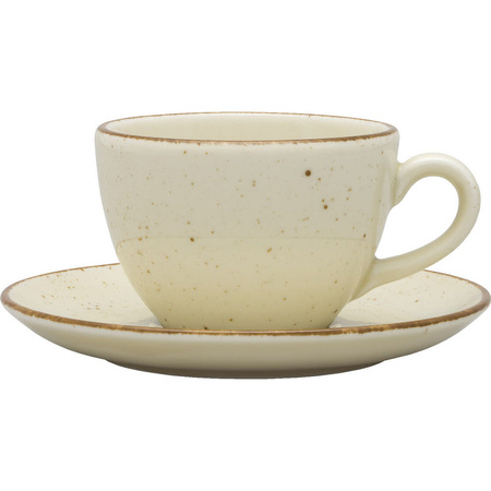 Spodek do filiżanki 390280, kolor kremowy, Aida, Ø 145 mm