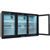 Barowa witryna chłodnicza, 3-drzwiowa, V 308 l