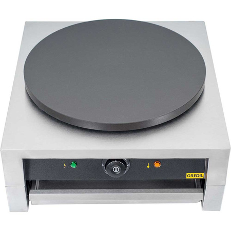 Naleśnikarka, płyta żeliwna z powłoką ceramiczną, Gredil, P 3 kW, U 230 V