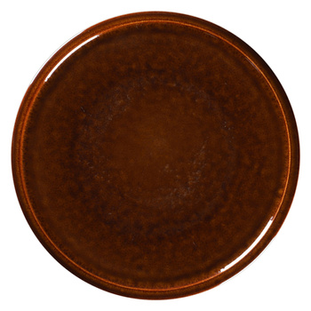 Talerz płaski 24 cm bursztynowy EASE Rakstone