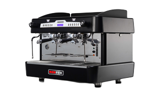 Q 2/B Ekspres do kawy 2-grupowy czarny