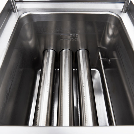 Frytownica jednokomorowa gazowa, 400x700, 15.0 kW, G30/37 mbar