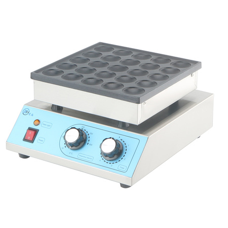 Gofrownica elektryczna do poffertjes mini naleśników holenderskich 25 sztuk