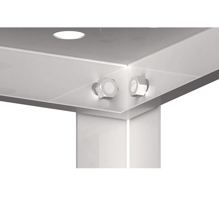 Regał magazynowy,półki perforowane 1200x500x1800 skręcany