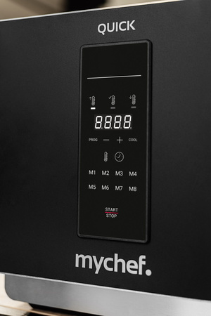 Piec konwekcyjny szybkiego gotowania ogrzewanie nadmuchowe cyfrowy panel sterowania 3,6 kW 230V 397x598x410 mm QUICK 1 BLACK