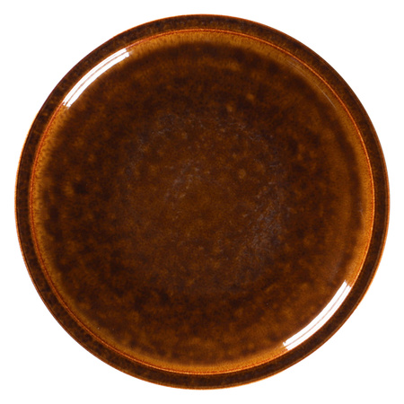 Talerz płaski 16 cm bursztynowy EASE Rakstone