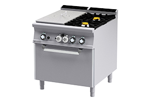 TPF2-98 GE Kuchnia żeliwna gazowa z piekarnikiem elektrycznym