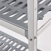 Regał magazynowy aluminiowy, 1510x560x1680 mm