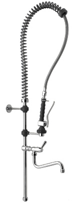 DOC - 3 PL Spryskiwacz Profi line z baterią stołową i wylewką