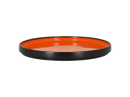 FIRE Talerz płaski okrągły 27 cm pomarańczowy