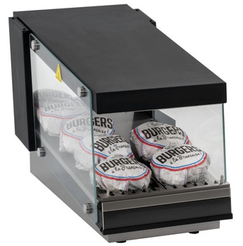 Podgrzewacz do burgerów | witryna grzewcza | jedna półka | 0,43 kW | 350x707x430 mm | RQBIN351