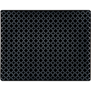 Talerz płytki, kolor czarny, Marrakesz, 310x240 mm