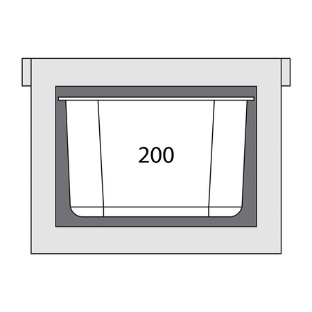 Termos transportowy, GN 1/1 200 mm