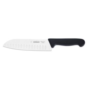 Nóż Santoku 18 cm, czarny