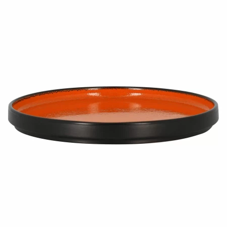 FIRE Talerz płaski okrągły 23 cm pomrańczowy
