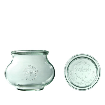 Słoik 1062 ml, z pokrywką, Deco, 4 szt.