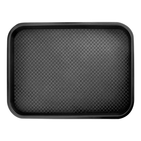 Taca fast food, czarna, Gredil, 305x410 mm